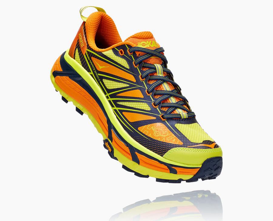 Hoka One One Trailove Tenisky Panske Svetlo Zlate/Ruzove - Mafate Speed 2 - 49602-CEVH